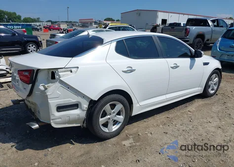 2015 Kia Optima Lx z USA, uszkodzony, nr VIN KNAGM4A76F5567425